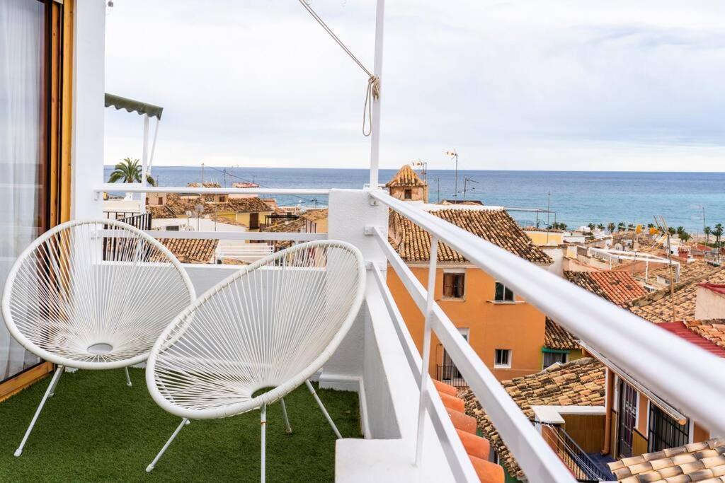 Ocean View Loft Apartment Villajoyosa Luaran gambar